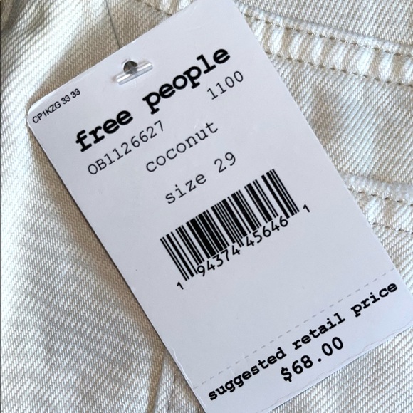 NWT Free People Jean Skirt - Picture 4 of 6